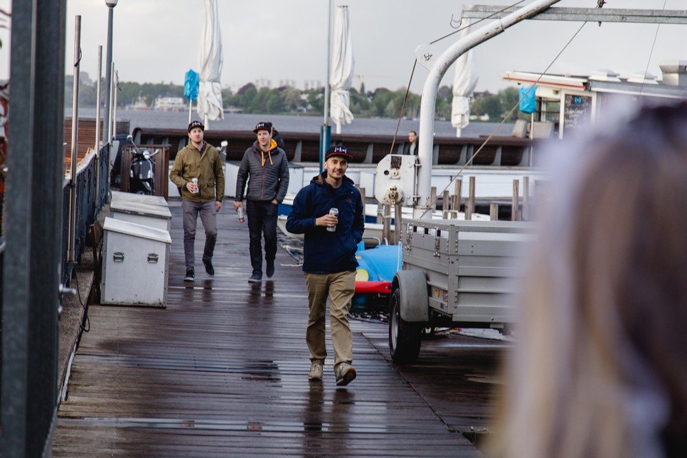 JGA-Fotoshooting an der Alster in Hamburg